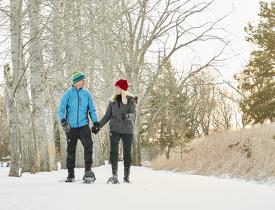 winter hiking