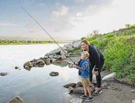 Shore fishing