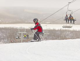 Downhill skiing