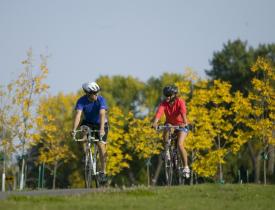 biking