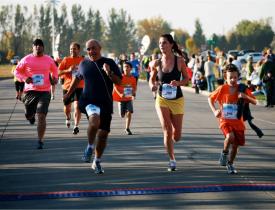 runners in a marathon