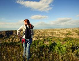 Badlands hiking