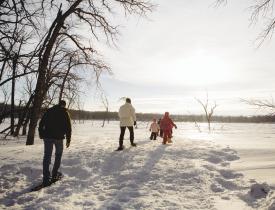 winter hiking