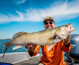 Fishing in Devils Lake