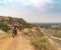 Biking TRNP trails