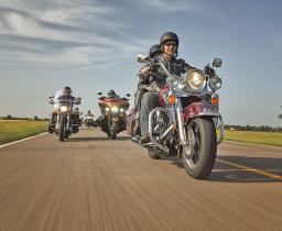 Riders in North Dakota