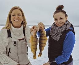 catching fish