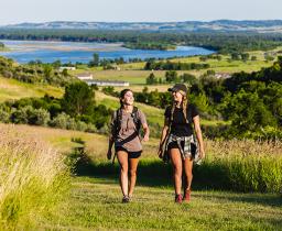 hiking at Fort Abraham