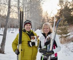 Cross country skiing