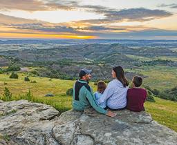 Overlooking Theodore Roosevelt National Park