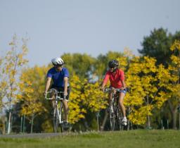 biking