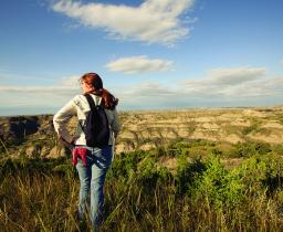 Badlands hiking