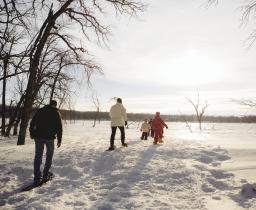 winter hiking