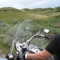 Motorcycling in theodore roosevelt national park