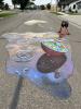 professional 3-d chalk art  photo 5