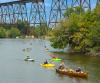 kayaking on the river photo 6