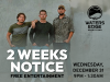 2 weeks notice at waters edge sports bar photo