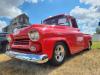 classic red pickup photo 3