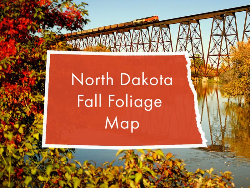 North Dakota Fall Foliage Map