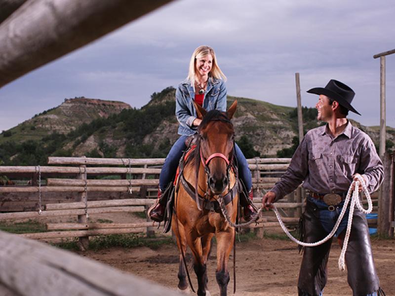 Learning to ride horse